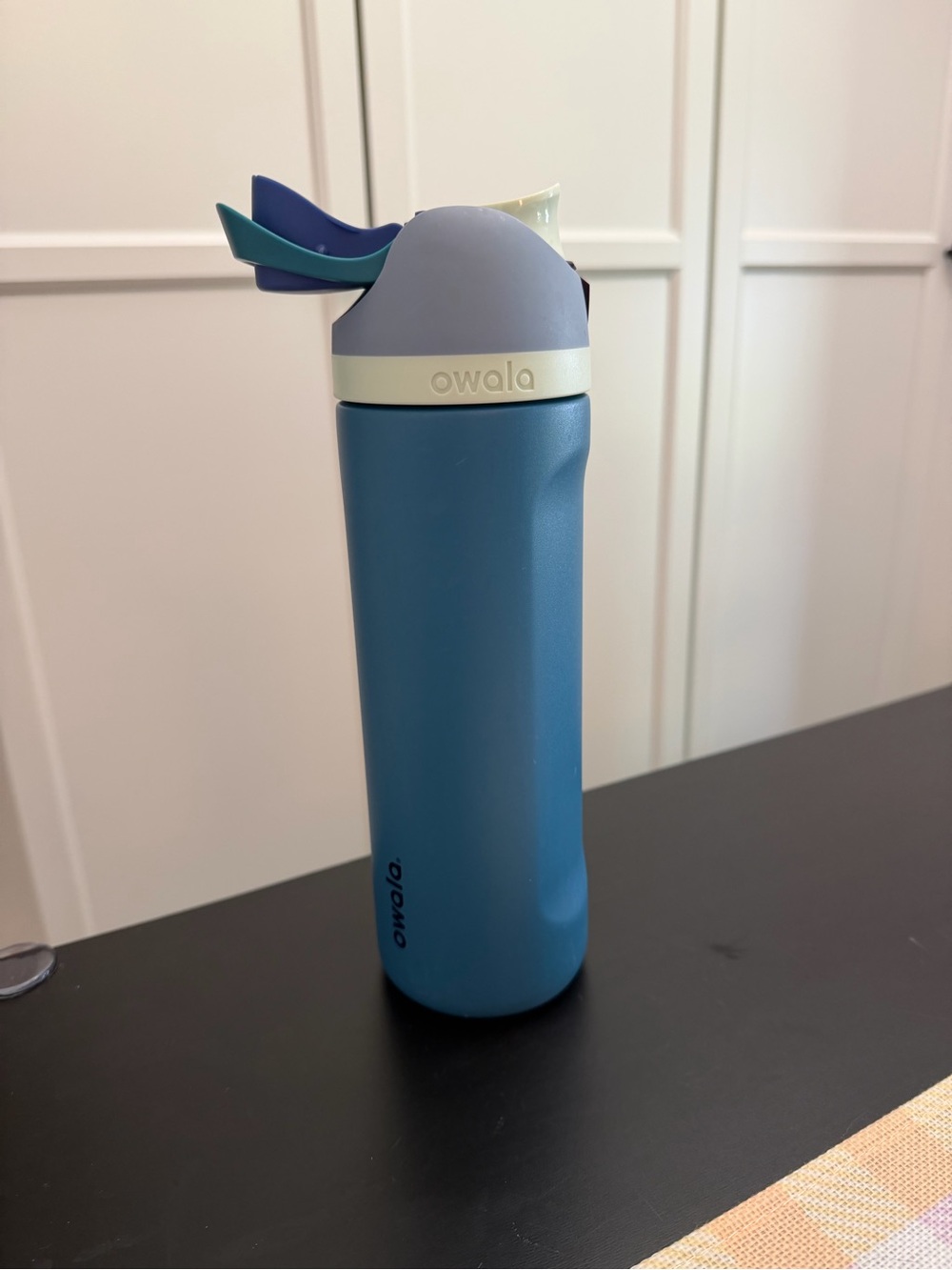 Owala FreeSip Blue Insulated Water Bottle with Flip Spout